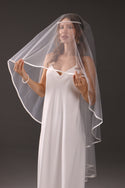 Satin Edge Veils